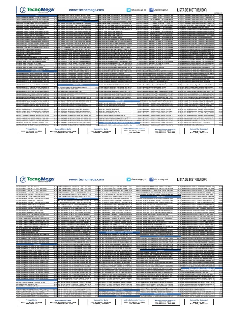 Lista Precios202207 | PDF | Bens manufaturados | Circuito integrado