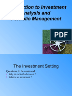 Introduction To Investment Analysis and Portfolio Management