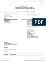 INDEMNITY INSURANCE COMPANY OF NORTH AMERICA v. M/V MSC OCTAVIA Et Al Docket