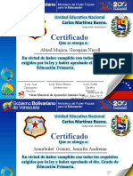 CMB - Certificado 6to A