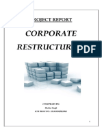 Project Report-Corporate Restructuring