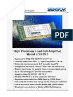 High Precision Load Cell Amplifier