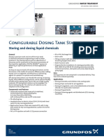 Configurable Dosing Tank Station: Storing and Dosing Liquid Chemicals