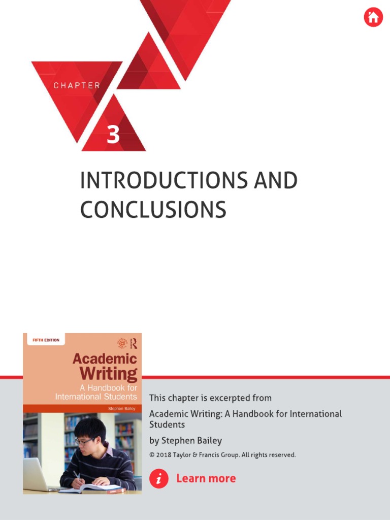 Introductions and Conclusions | PDF