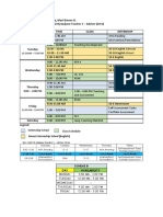 Internship Sched