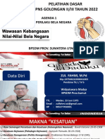 Wawasan Kebangsaan Dan Nilai-Nilai Bela Negara