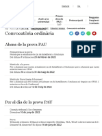 Selectivitat Informació - Dates