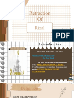 Presentation1 Retraction of Rizal