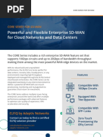 ELFIQ Product Sheet - Core Series For SD-WAN