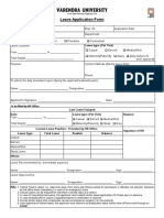 Leave Application Form: To Be Filled by HR Office