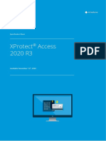 Xprotect Access 2020 R3: Specification Sheet