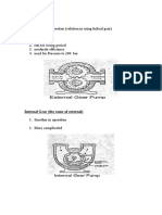 Noise and Vibration (Solution in Using Helical Gear) 1. Low Cost 2. Run For A Long Period 3. Moderate Efficiency 4. Used For Pressure To 200 Bar