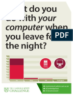 Cambridge Green Challenge Energy Use Computer A4 2016
