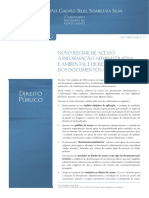 Novo Regime de Acesso A Informacao Administrativa e Ambiental e de Reutilizacao Dos Documentos Administrativos
