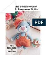 PDF Croche Bonitinho Gato Receita de Amigurumi Gratis
