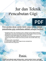 Prosedur Dan Teknik Pencabutan Gigi