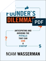 Wasserman, Noam - The Founder's Dilemmas - Anticipating and Avoiding The Pitfalls That Can Sink A Startup-Princeton University Press (2013 - 2012)