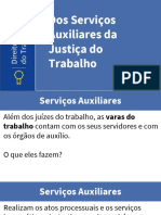 ProcTrab Serviços Auxiliares Da Justiça Do Trabalho