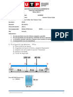 RESISTENCIA DE MATERIALES PC3 ANÁLISIS DE ESTRUCTURAS Y MECÁNICA DE MATERIALES