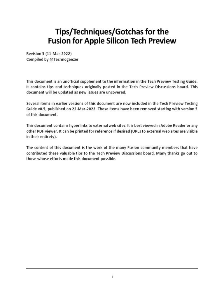 Fusion Tips for Apple Silicon Users | PDF | Microsoft Windows | Linux