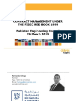 Contract Management Under the FIDIC Red Book Training Presentation