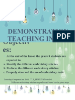 Demonstration Teaching in Tle 8