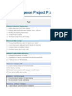 Activity Template - Project Plan