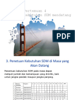 Pertemuan 4 Forecasting SDM Masa Mendatang