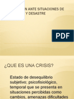 Intervencion Ante Situaciones de Emergencia y Desastre