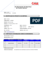 Ficha de Segurança de Produto Químico Coralraz