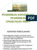 PENDIDIKAN KONSERVASI