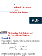 Point Estimation of Parameters and Sampling Distributions: Chapter 7 (Cont)