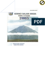 Kabupaten Kerinci Dalam Angka 2005