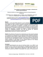 Calendário Sazonal e Saf em Redesenho