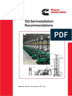 DG Set Installation Recommendations: Rev-05 Dated 2-Nov - 2015