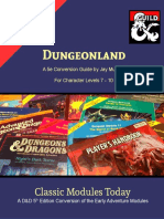 Classic Modules Today EX1 Dungeonland 5e