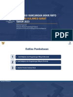 2022-06-21 Paparan Fasilitasi RKPD Provinsi Sulawesi Barat Tahun 2023