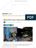 Bitcoin (BTC) - Qual o Futuro de El Salvador - Money Times