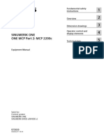 Sinumerik Sinumerik One ONE MCP Part 2: MCP 2200c