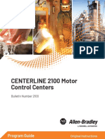 CENTERLINE 2100 Motor Control Centers: Program Guide
