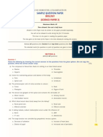 ICSE Biology (Sample Question Paper) Semester 2-1