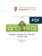 Building A Simple User Interface Android App: Departamento de Engenharia Informática