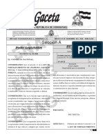 La Gaceta Decreto No. 96 2020