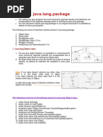 06 Java - Lang Package