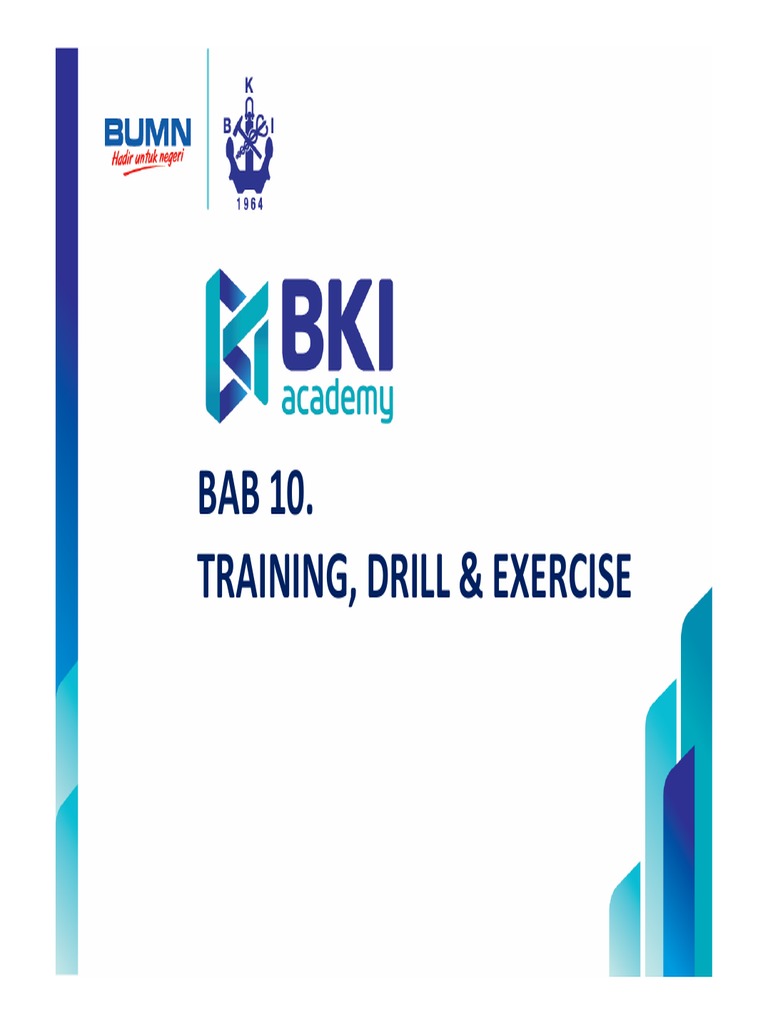 Course 10 Training, Drill & Exercise | PDF