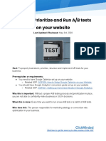 R018 - Prioritize and Run A_B Tests on Your Site