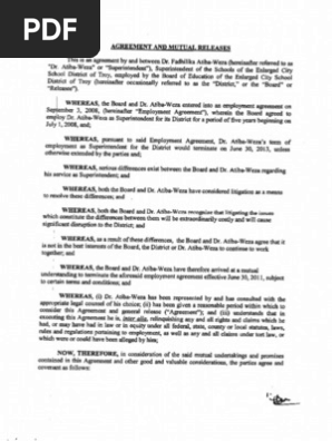 Separation Agreement