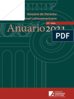 Anuario de Derecho Constitucional Latinoamericano 2021