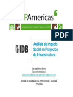 Análisis de Impacto Social en Proyectos de Infraestructura