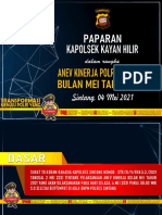 Paparan Kapolsek Kayan Hilir - Mei 2021